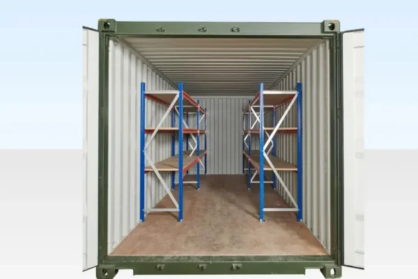 Adjustable, Heavy Duty Three Tier Container Racking (2 Bays ...