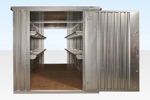 6M X 2.1M End Linked Flat Packed Container Bundle (Galvanised) - Image 2
