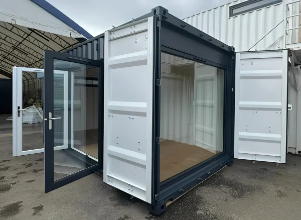 20ft x 8ft Custom Shipping Container Conversion – Portable Building ...