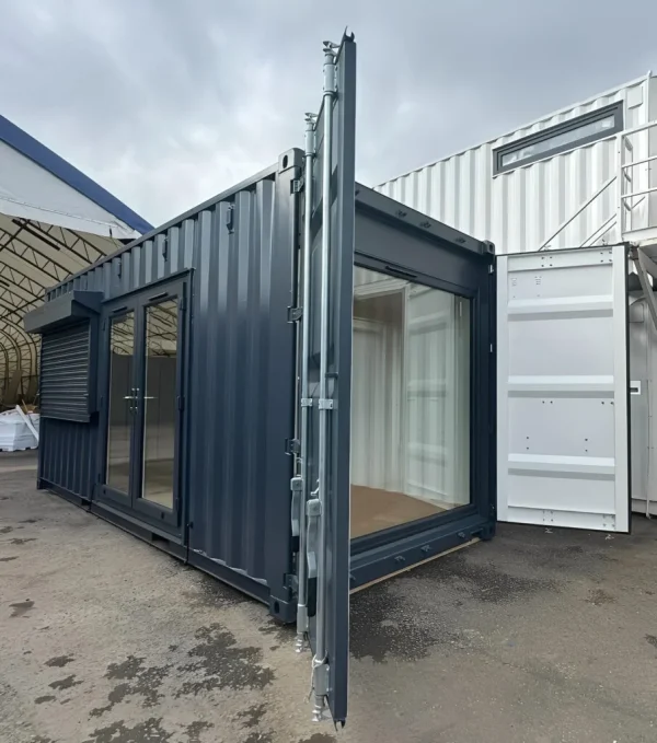 Portable Container System Between Building 20ft x 8ft Custom Shipping Container Conversion – Portable Building ...