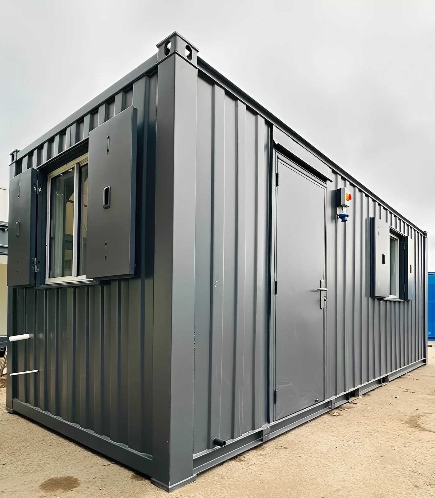 21ft x 8ft Office / Canteen Cabin – Refurbished Anti-Vandal Portable Building - Image 3