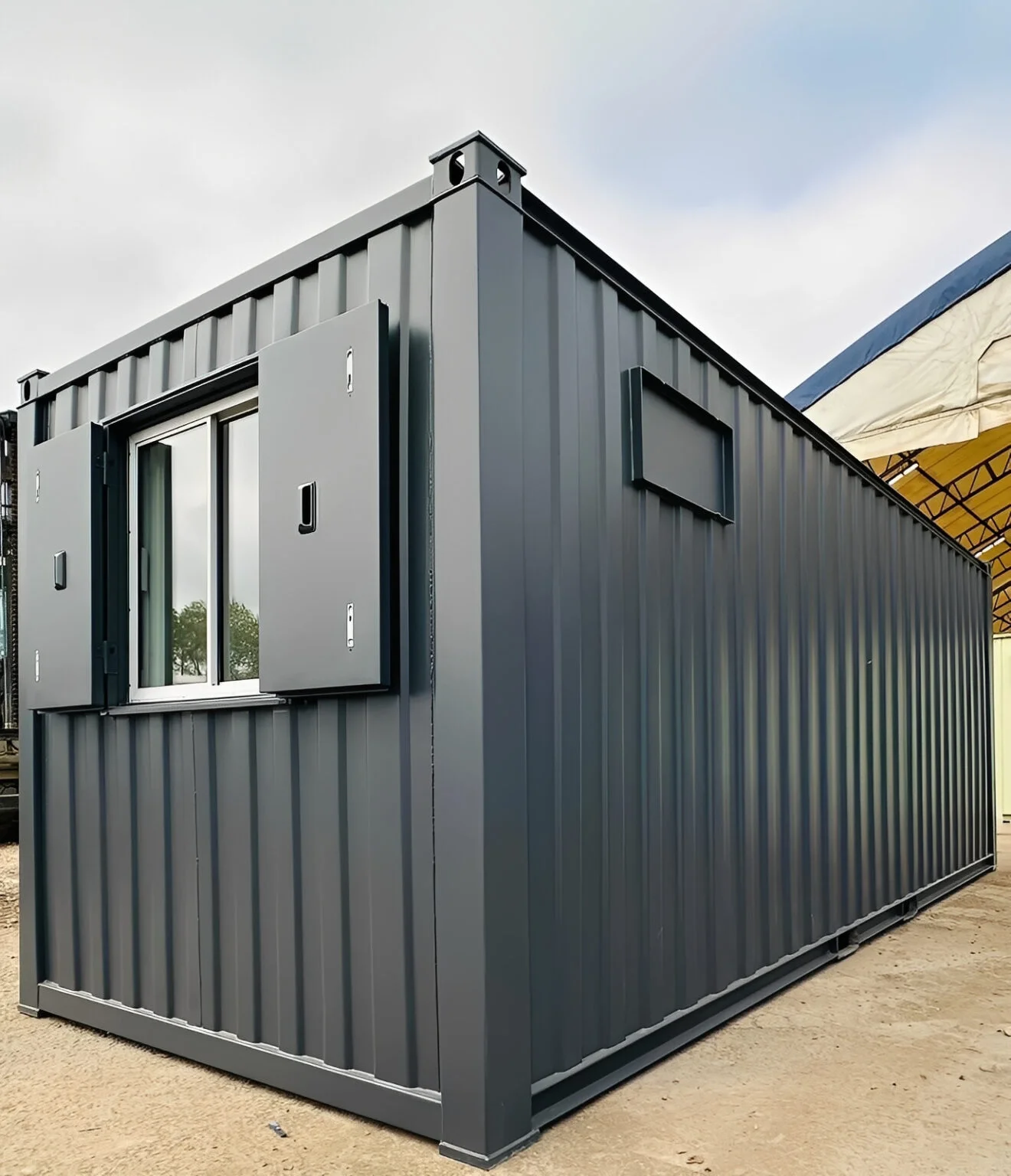 21ft x 8ft Office / Canteen Cabin – Refurbished Anti-Vandal Portable Building - Image 5