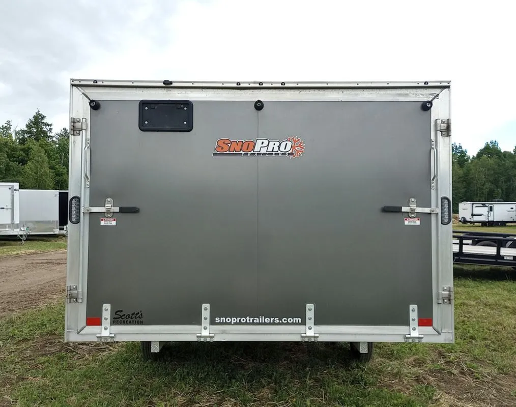 2022 Sno Pro Trailers 101×12 Aluminum Hybrid 2.0 w/Tapered Ramp, Mats & Guides - Image 17