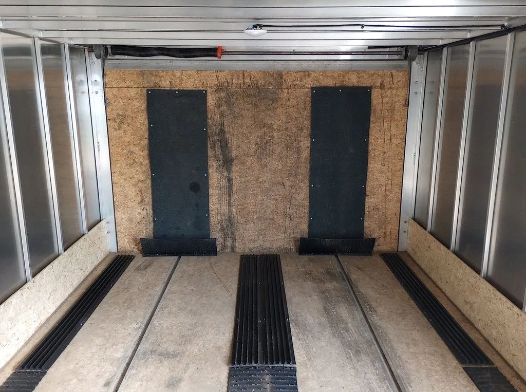 2022 Sno Pro Trailers 101×12 Aluminum Hybrid 2.0 w/Tapered Ramp, Mats & Guides - Image 12