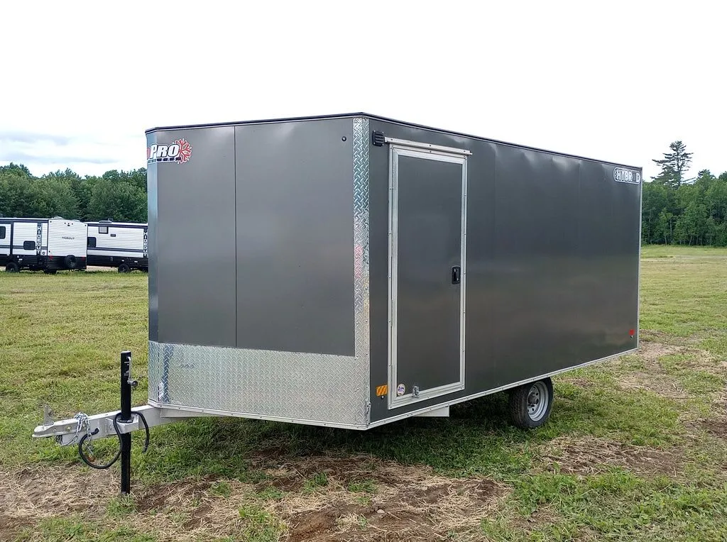 2022 Sno Pro Trailers 101×12 Aluminum Hybrid 2.0 w/Tapered Ramp, Mats & Guides - Image 20