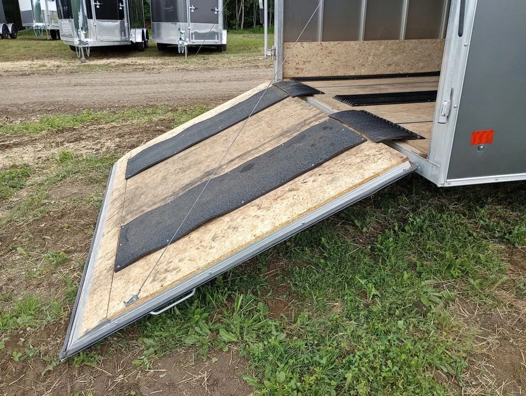 2022 Sno Pro Trailers 101×12 Aluminum Hybrid 2.0 w/Tapered Ramp, Mats & Guides - Image 13