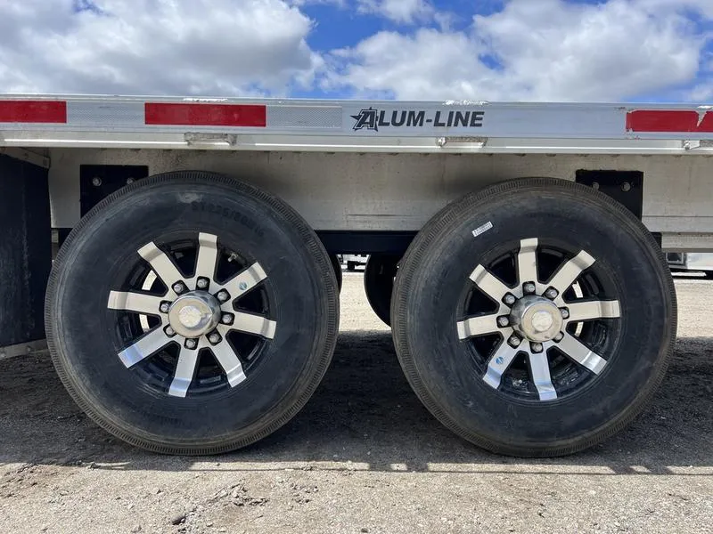 2024 Alum Line Trailers 8.5×24 13K Aluminum Gooseneck w/Flip-Over Ramps - Image 5