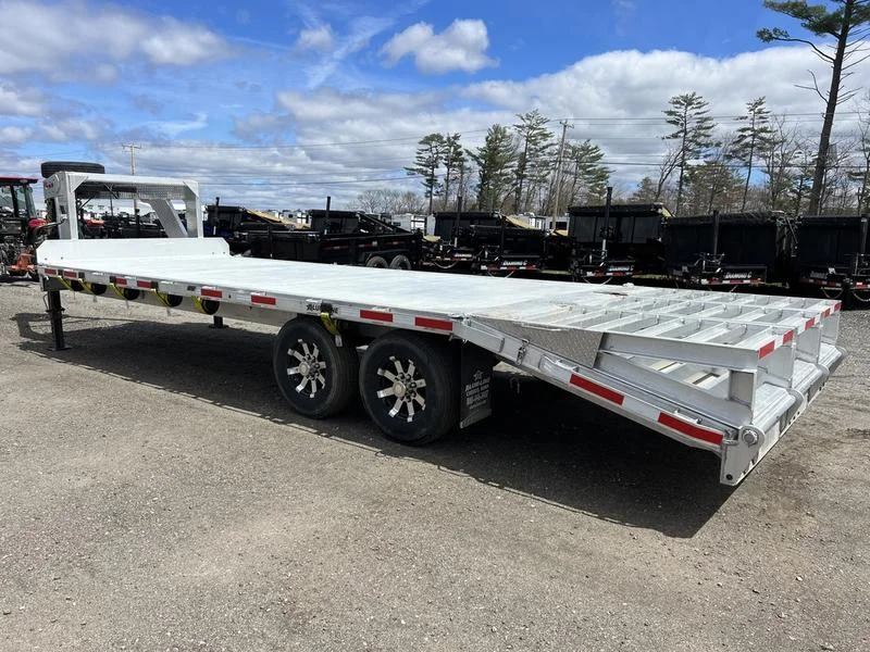 2024 Alum Line Trailers 8.5×24 13K Aluminum Gooseneck w/Flip-Over Ramps - Image 14