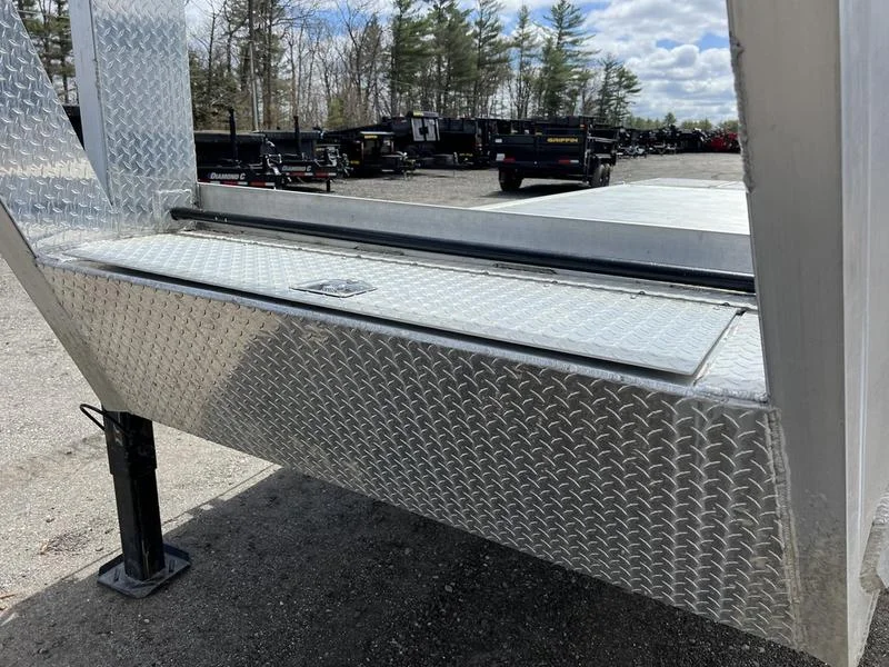 2024 Alum Line Trailers 8.5×24 13K Aluminum Gooseneck w/Flip-Over Ramps - Image 8