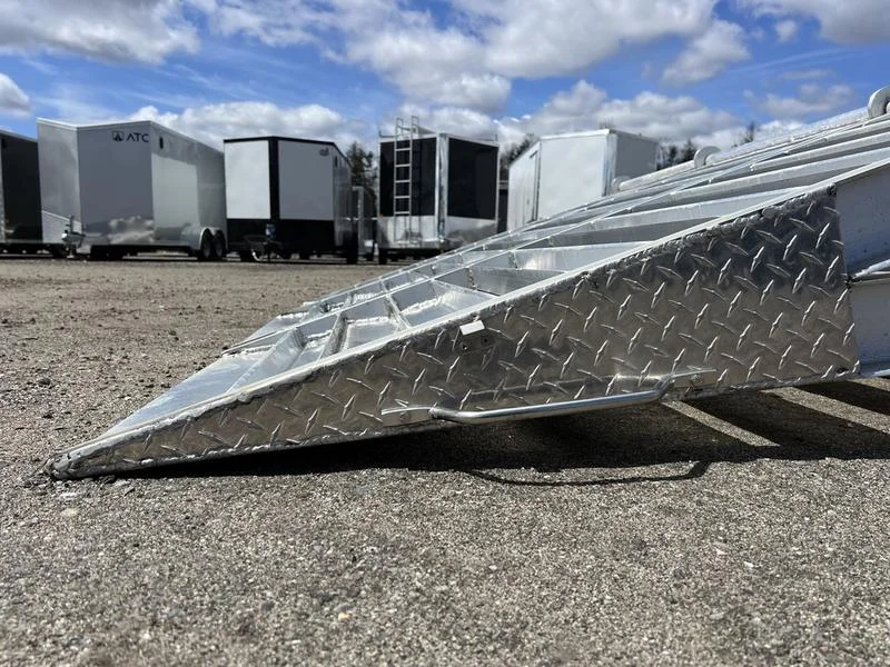 2024 Alum Line Trailers 8.5×24 13K Aluminum Gooseneck w/Flip-Over Ramps - Image 10