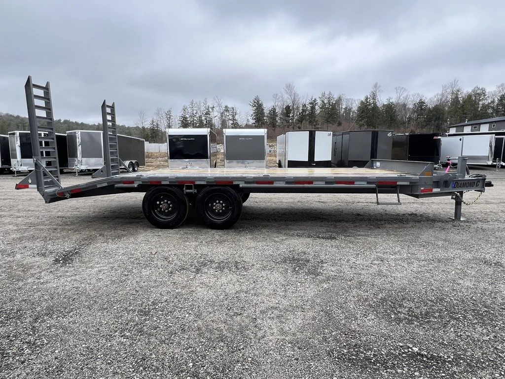 2024 Diamond C 8.5×20 20K Deckover Equipment Trailer w/ 72” Flip-Knee Ramps - Image 10