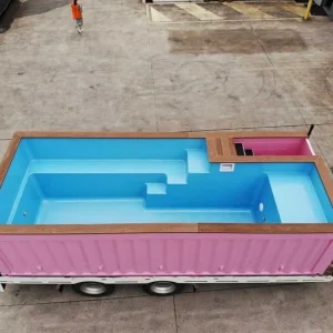 Pink 20 Ft Container Pool