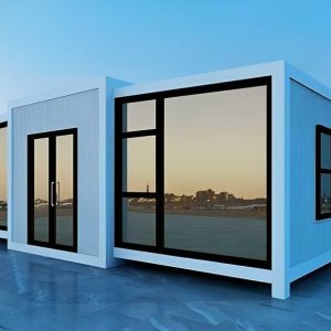 40ft House with Luxury Design, with 3 Bedroom, 1 Living Room, 1 Bathroom and Kitchen,Prefab House for Living, Foldable Mobile Home Easy Setup & Move